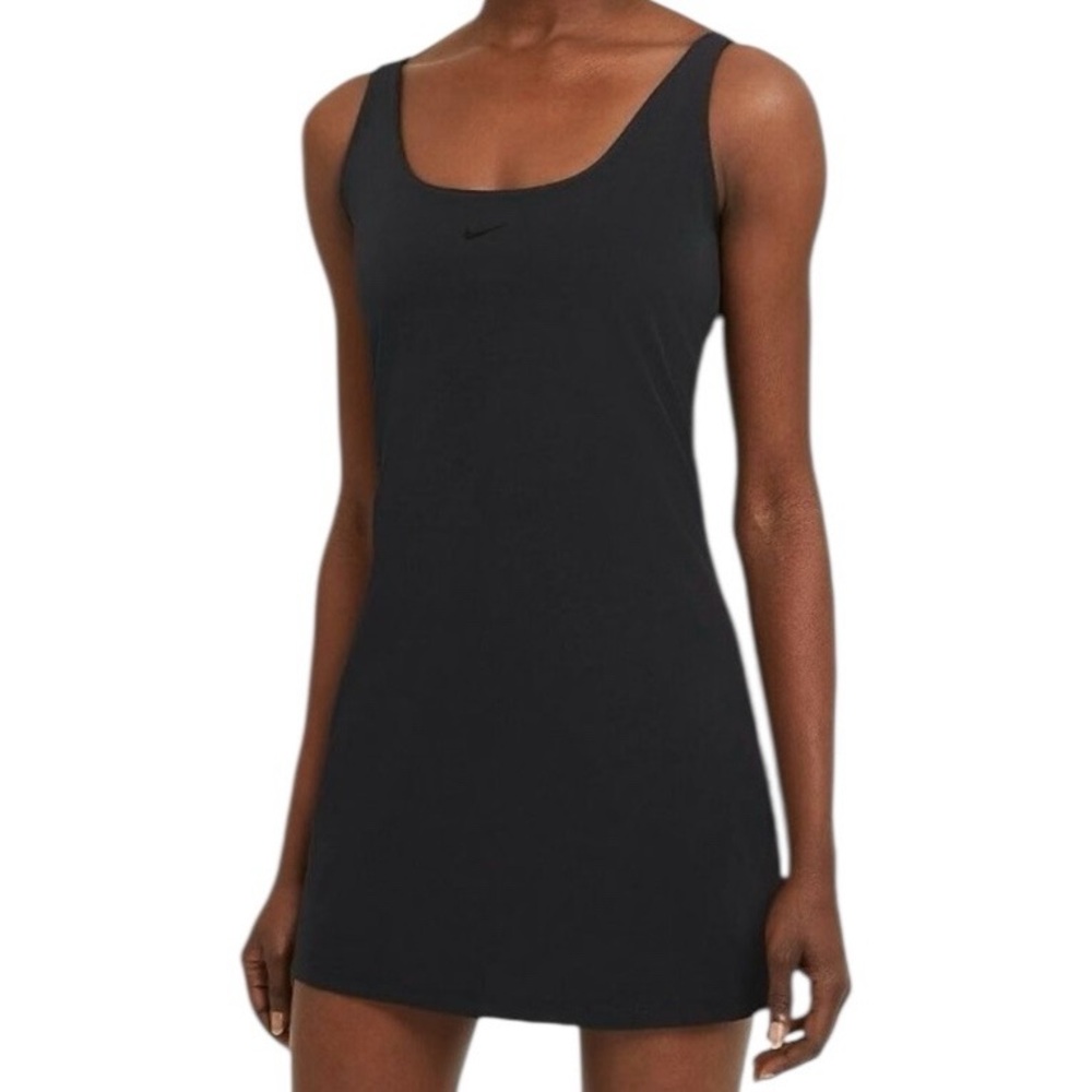 Nike Black Sleeveless Scoop Neck Mini Dress